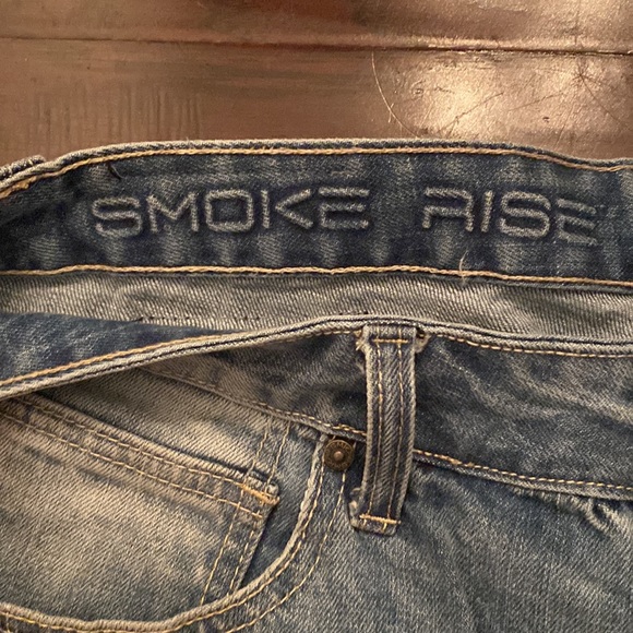 Mens smoke rise Jean shorts size 38 - Picture 5 of 6